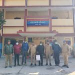 चार वन्य जीव तस्कर गिरफ्तार होकर गए जेल। आरोपियों से गुलदार की खाल हुई बरामद। दो शिकारी और दो खरीददार शामिल। 