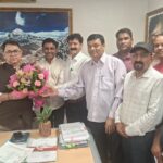 राज्य निगम कर्मचारी महासंघ ने वित्त सचिव रणवीर सिंह चौहान से की शिष्टाचार भेंट 