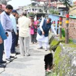 चिड़ोंवाली मंदाकनी विहार में क्षतिग्रस्त पुल का मंत्री गणेश जोशी ने किया स्थलीय निरीक्षण, एक सप्ताह में डीपीआर तैयार करने के निर्देश