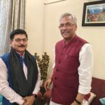 सांसद त्रिवेंद्र से मिले भाजपा के प्रदेश महामंत्री संगठन फणींद्रनाथ